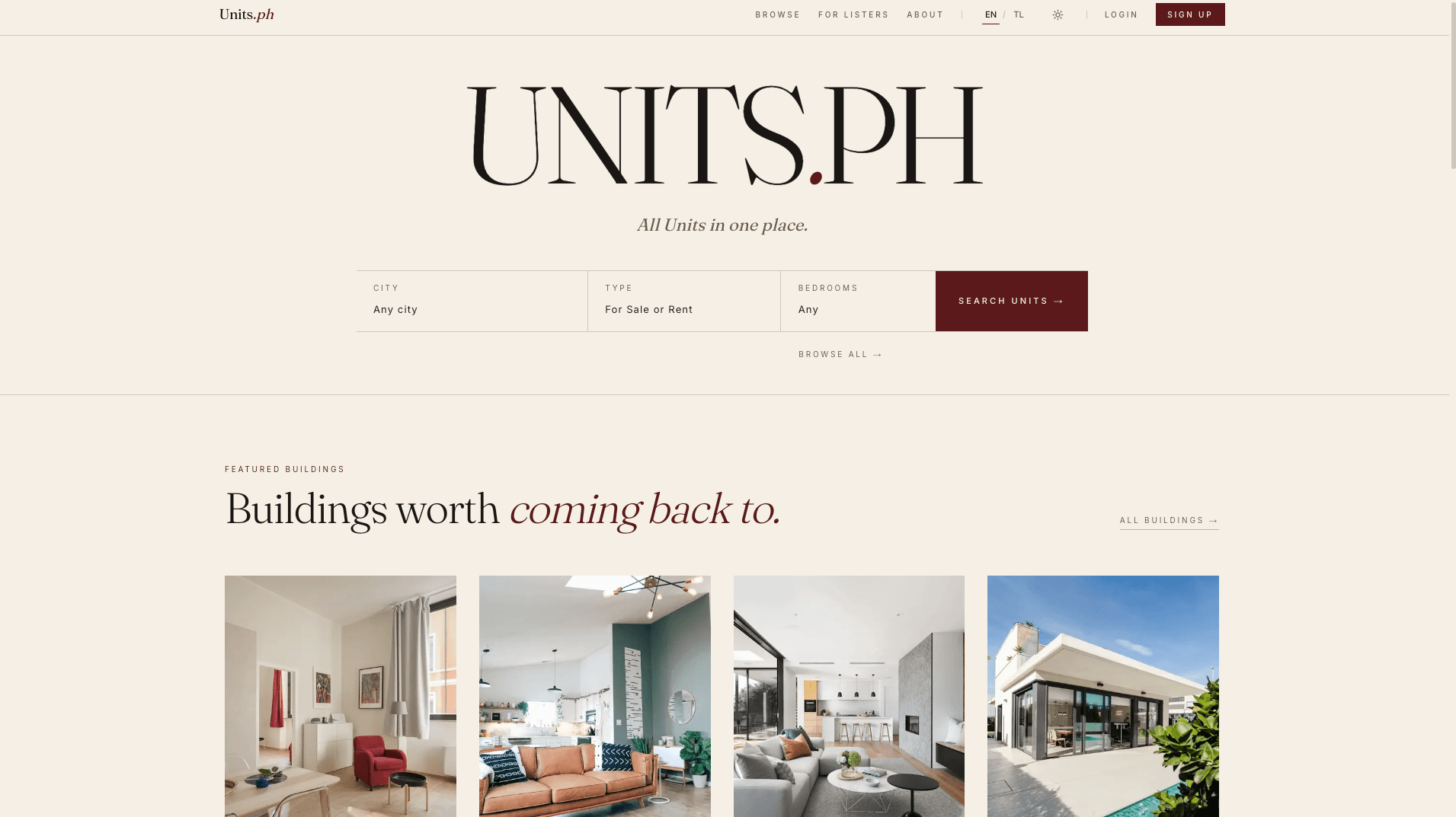 Units.ph website